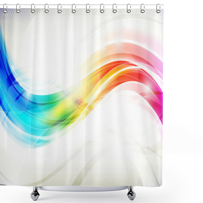 Personality  Abstract Vector Shower Curtains