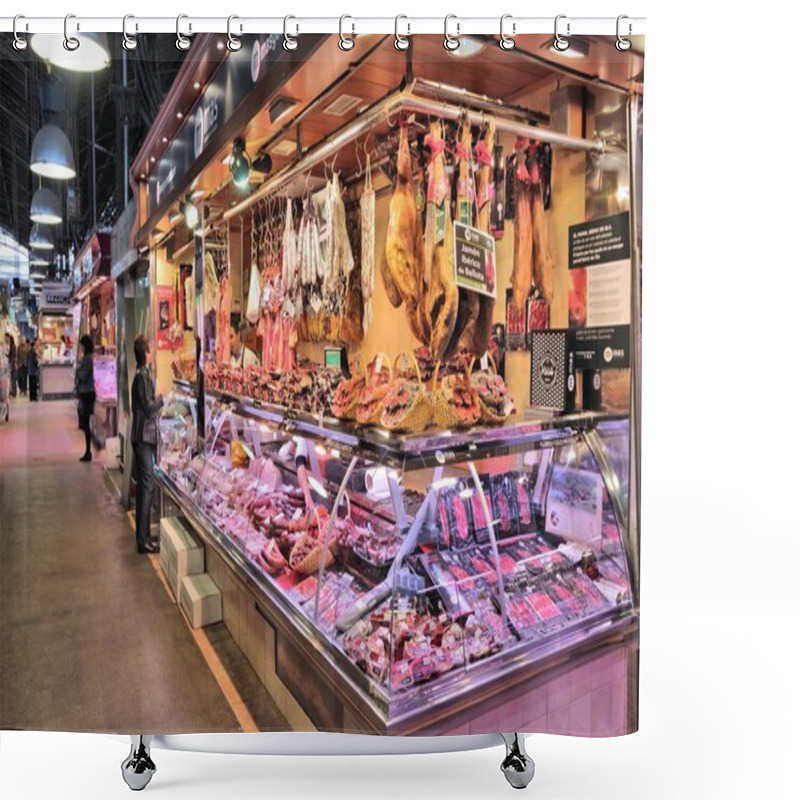 Personality  Barcelona Market Shower Curtains