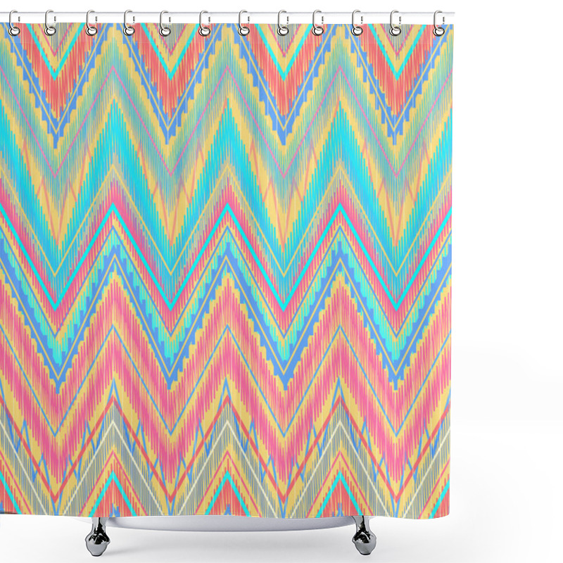 Personality  Aztec Zigzag Shower Curtains