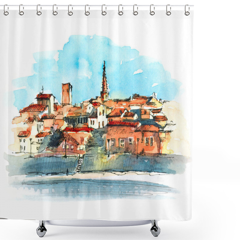 Personality  Famous Avignon Bridge, France Shower Curtains