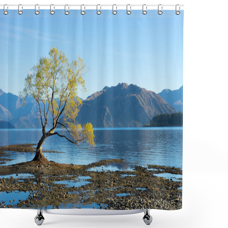 Personality  New Zealand Alps And Lake Shower Curtains