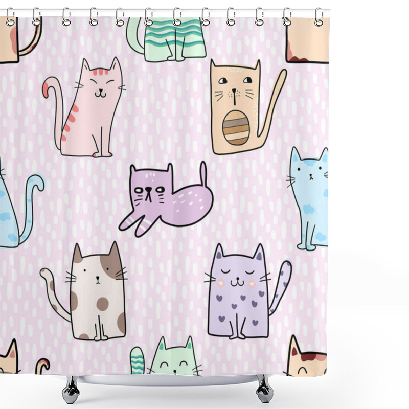 Personality  A Seamless Pattern That Can Be Used For Prints, Textiles, Designing And So Much More. The Only Limitation Is Your Imagination! Shower Curtains