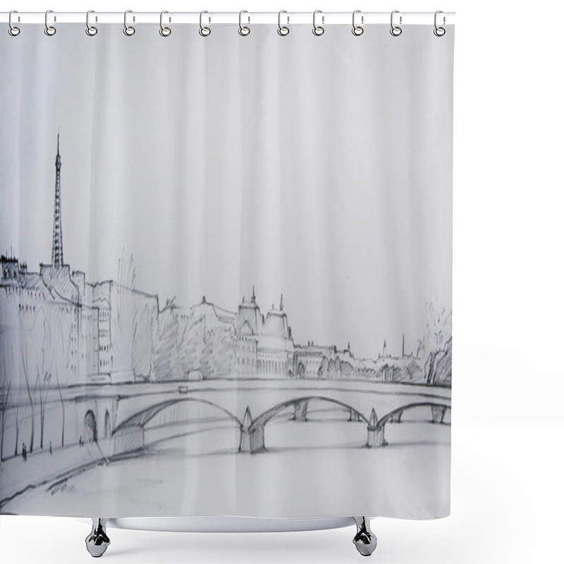 Personality  Paris, France Shower Curtains