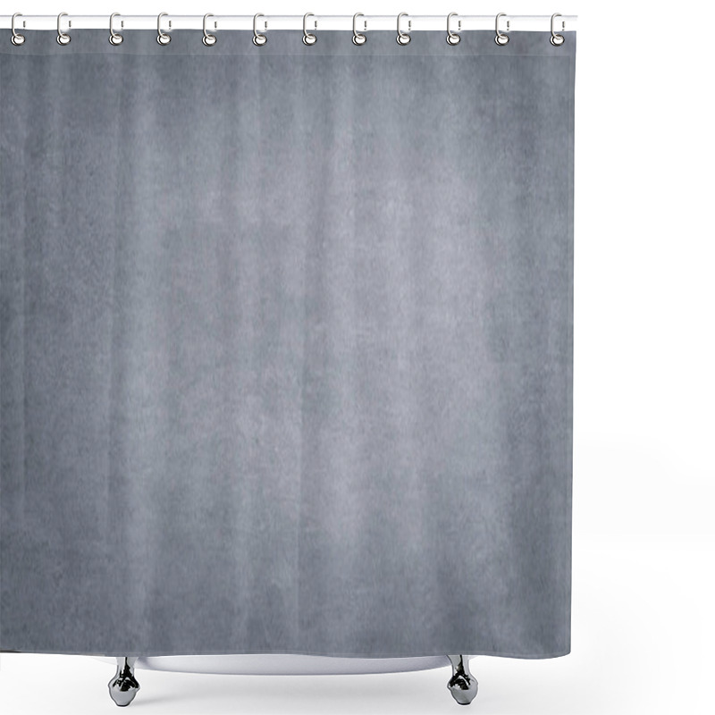 Personality  Dark Gray Wall Cement Texture. Shower Curtains