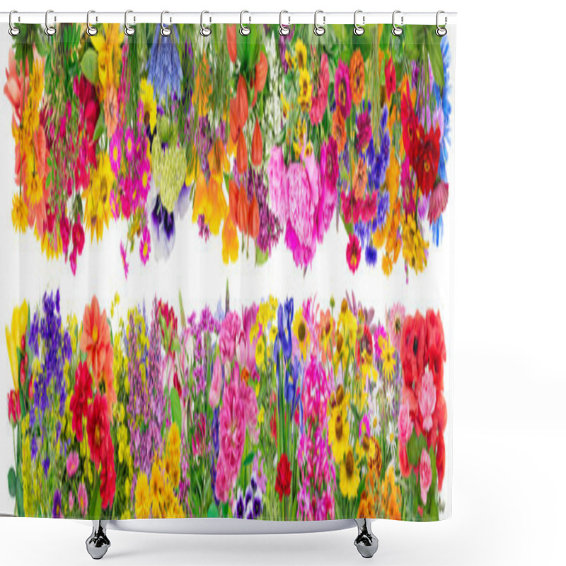 Personality  Fantastic  Floral  Borders Shower Curtains