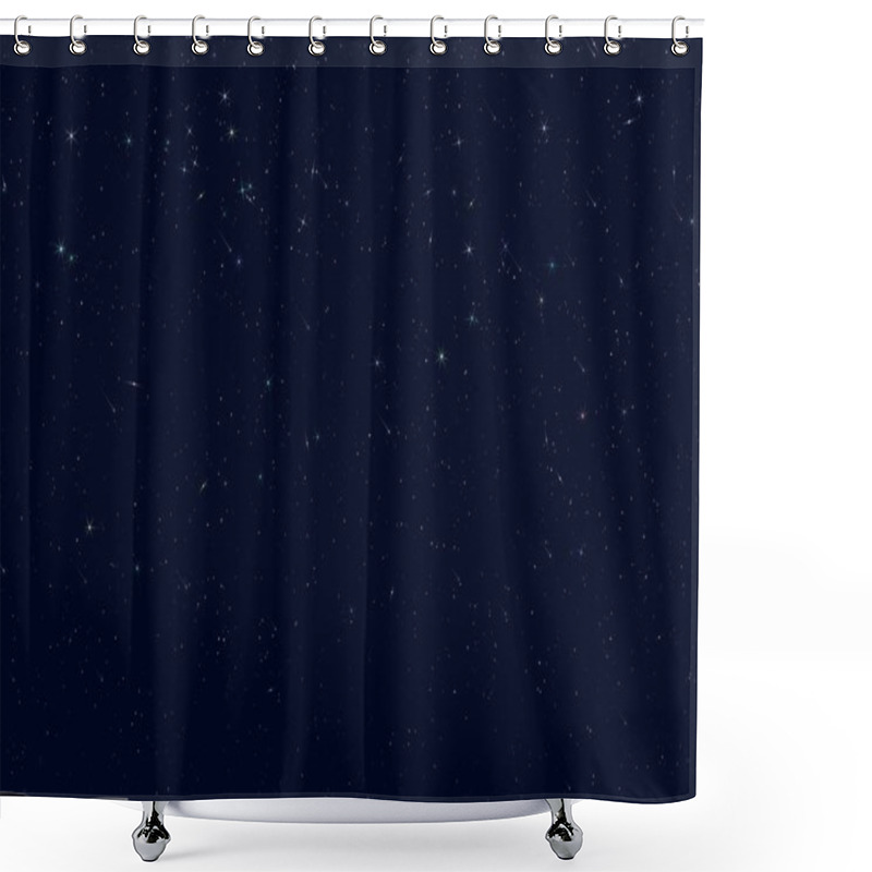 Personality   Starry Sky Night Nebula Cosmic Flares Universe Planet Shower Curtains