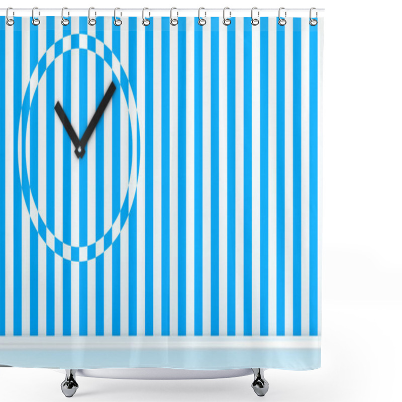 Personality  The Clock Shower Curtains