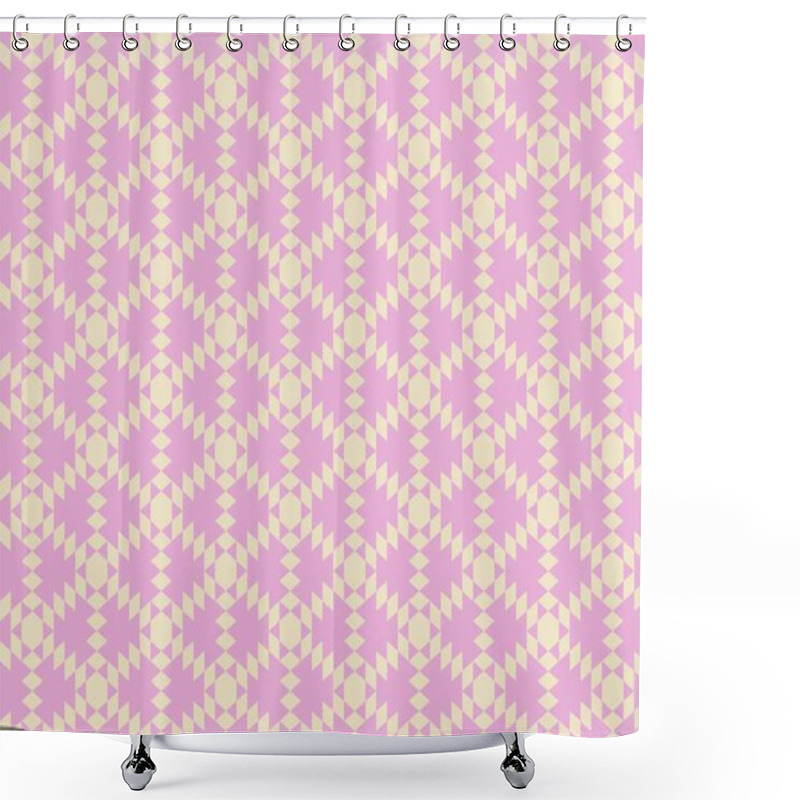 Personality  Abstract Creative Background With Repeated Shapes Shower Curtains