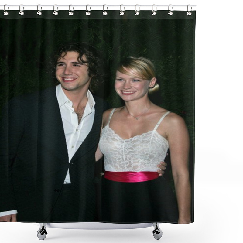 Personality  Josh Groban And January Jones Shower Curtains