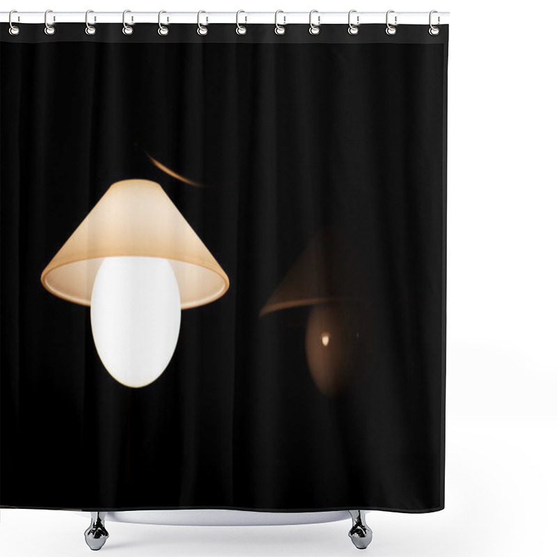 Personality  Chandelier In The Dark Shower Curtains