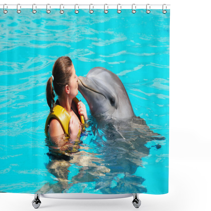 Personality  I Love Dolphins! Shower Curtains