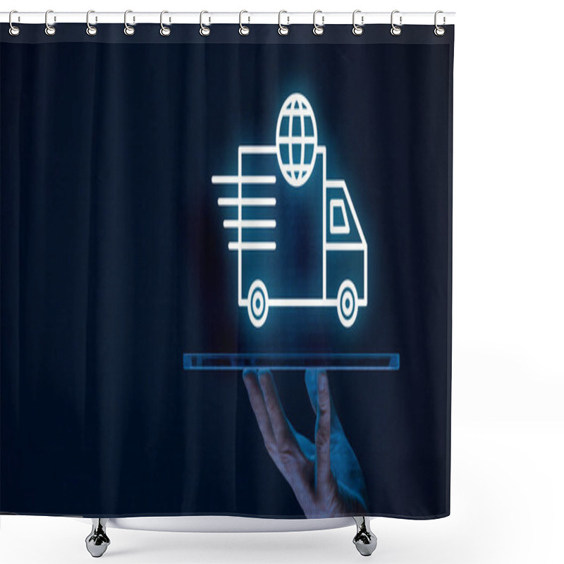 Personality  Biometric Driver Identification Enhancing Fleet Management And Security Shower Curtains