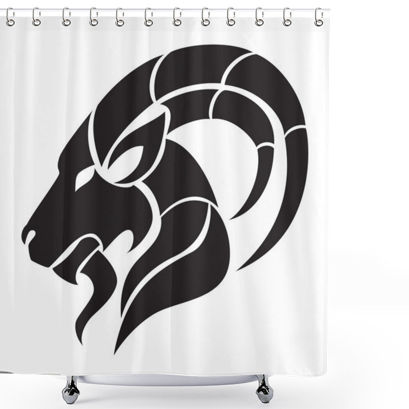 Personality  Capricorn Zodiac Sign Shower Curtains