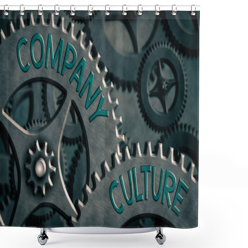 Personality  Conceptual Hand Writing Showing Company Culture. Business Photo Showcasing The Environment And Elements In Which Employees Work. Shower Curtains