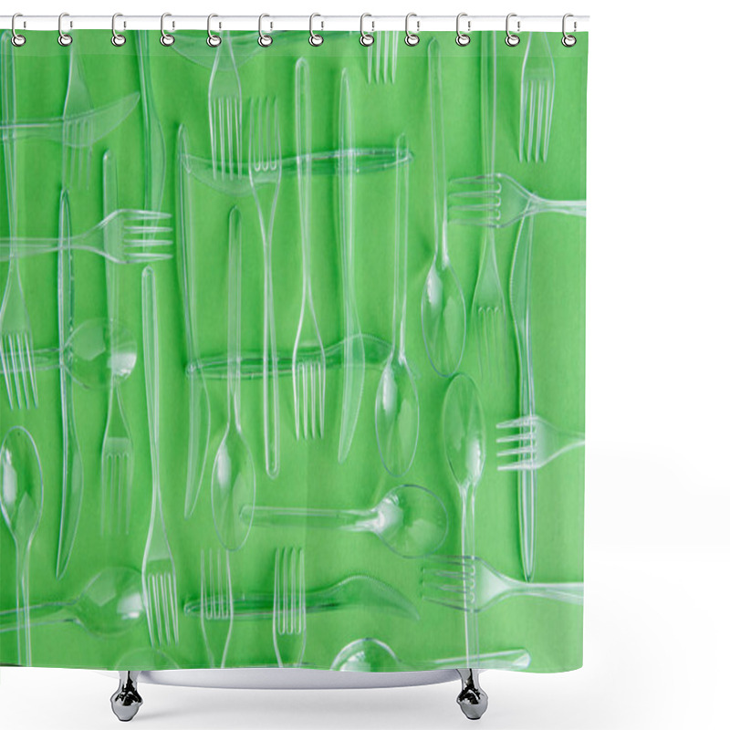 Personality  Various Plastic Cutlery Shower Curtains