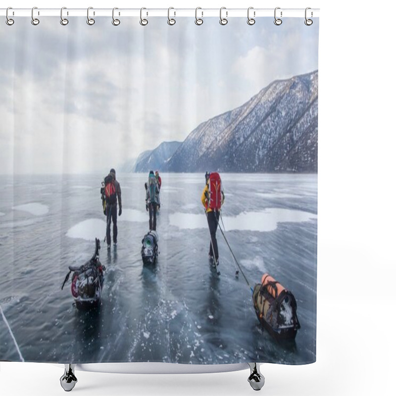 Personality  Baikal Shower Curtains