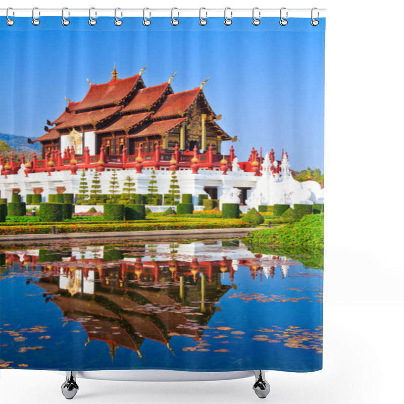 Personality  Luang Temple Northern Thailand Shower Curtains