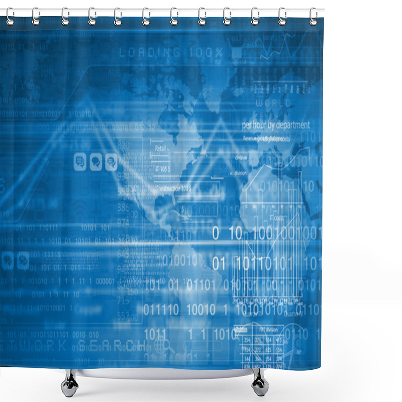 Personality  Global Interaction Shower Curtains