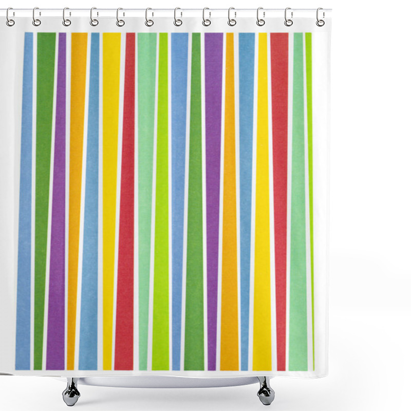 Personality  Striped Background Shower Curtains