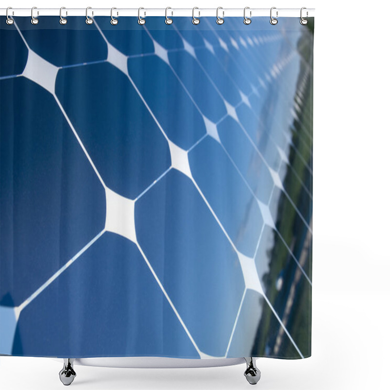 Personality  Solar Panel Shower Curtains