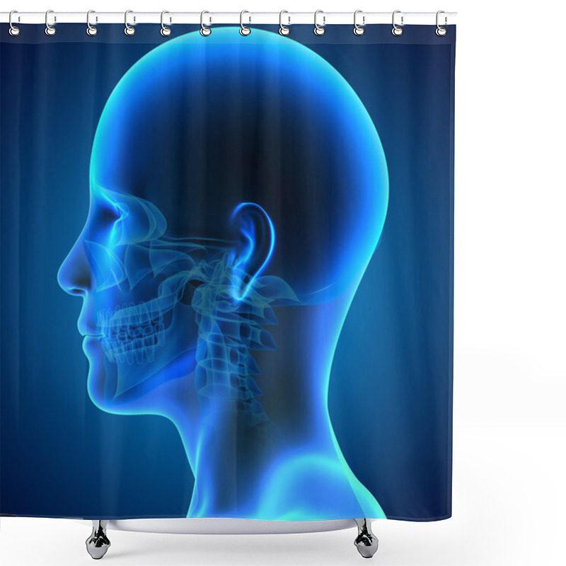 Personality  Skull Shower Curtains