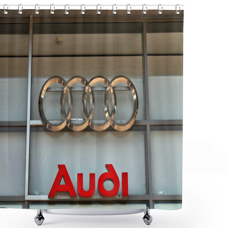 Personality  AUDI Dealership Logo Shower Curtains