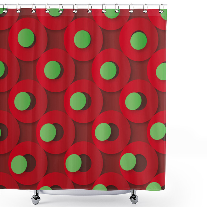 Personality  Geometric Background Shower Curtains