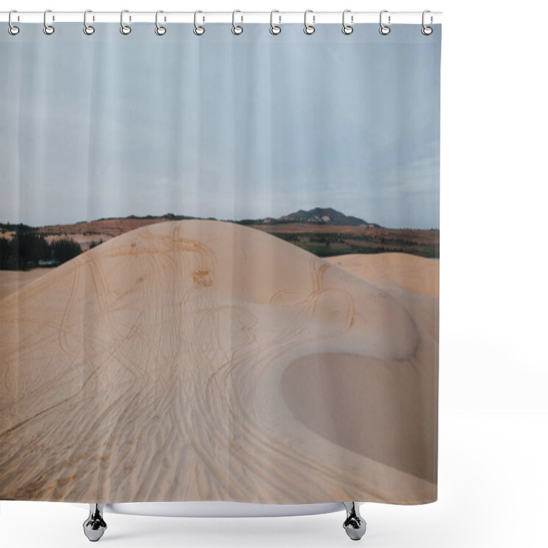 Personality  Sand Dunes Shower Curtains