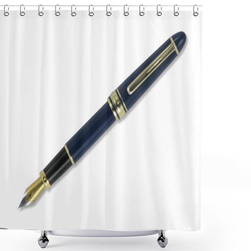 Personality  Ink Pen. Shower Curtains