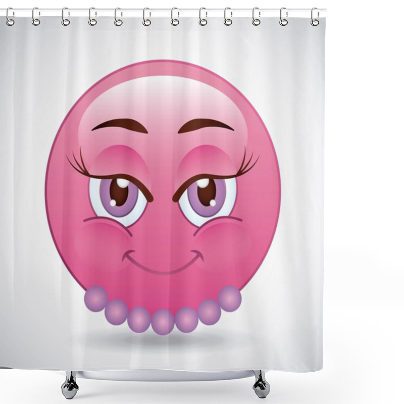 Personality  Cartoon Emoticons Design Shower Curtains