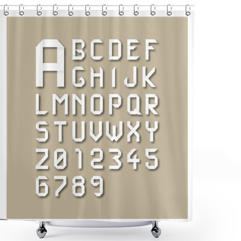 Personality  Letters Shower Curtains