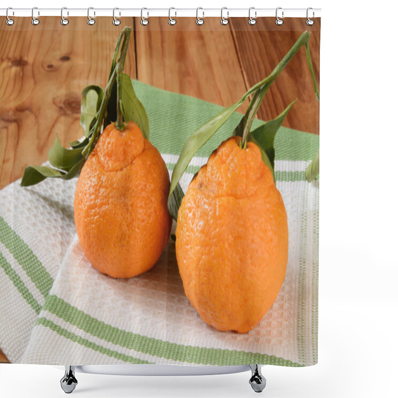 Personality  Ripe Sumo Oranges Shower Curtains