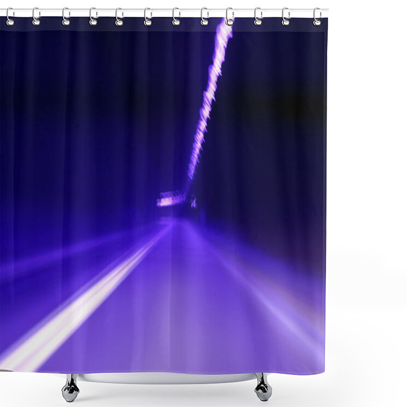 Personality  High Speed Tunnel, Turbo 4 Shower Curtains