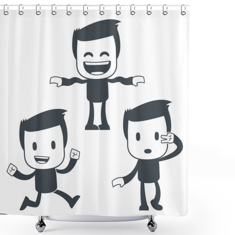 Personality  Icon Man Shower Curtains