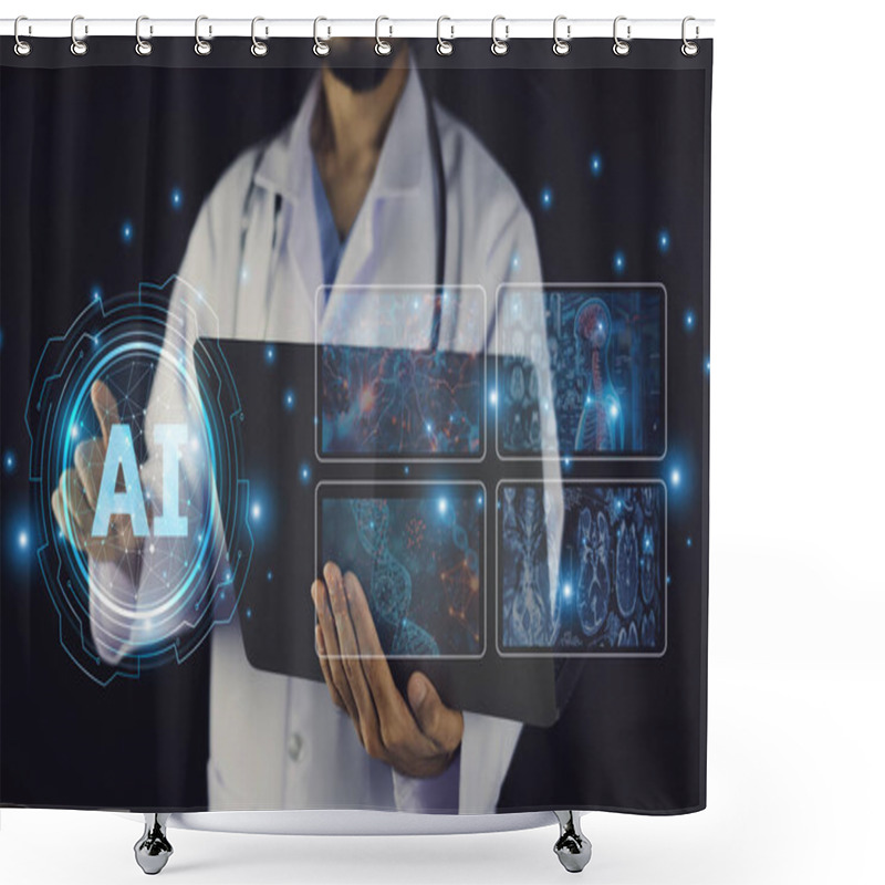 Personality  Machine Learning Models Help Doctors Identify Early Signs Of Disease In Patients. Shower Curtains