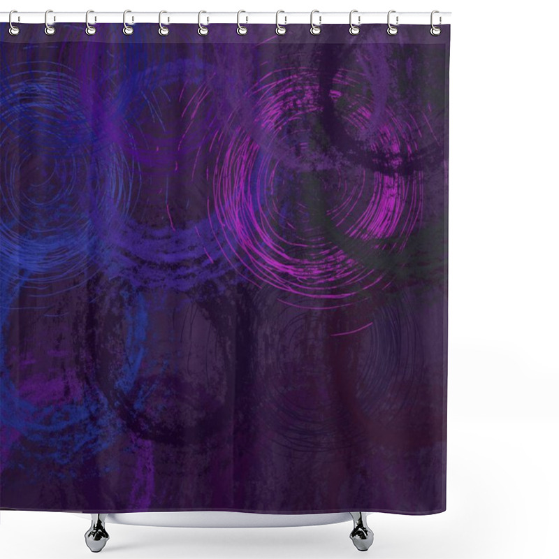 Personality  Abstract Grunge Textured Background Shower Curtains