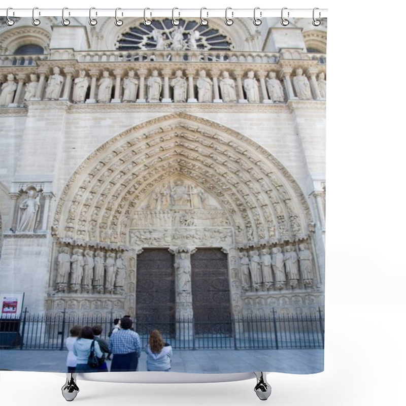 Personality  Notre-dame Cathedral, Paris, France, Europe  Shower Curtains