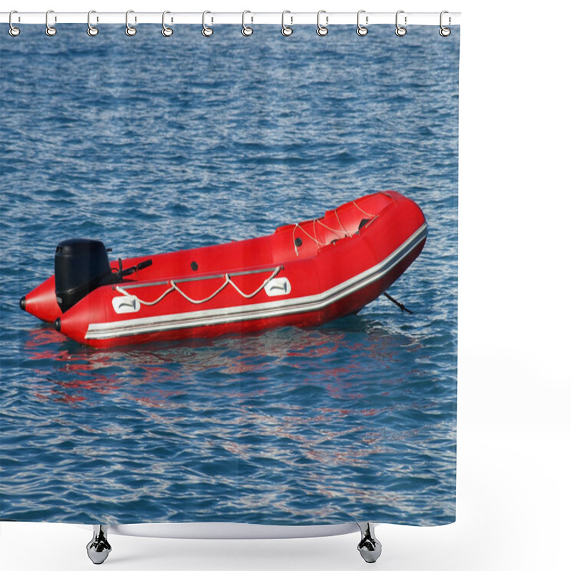 Personality  Lifeboat Shower Curtains