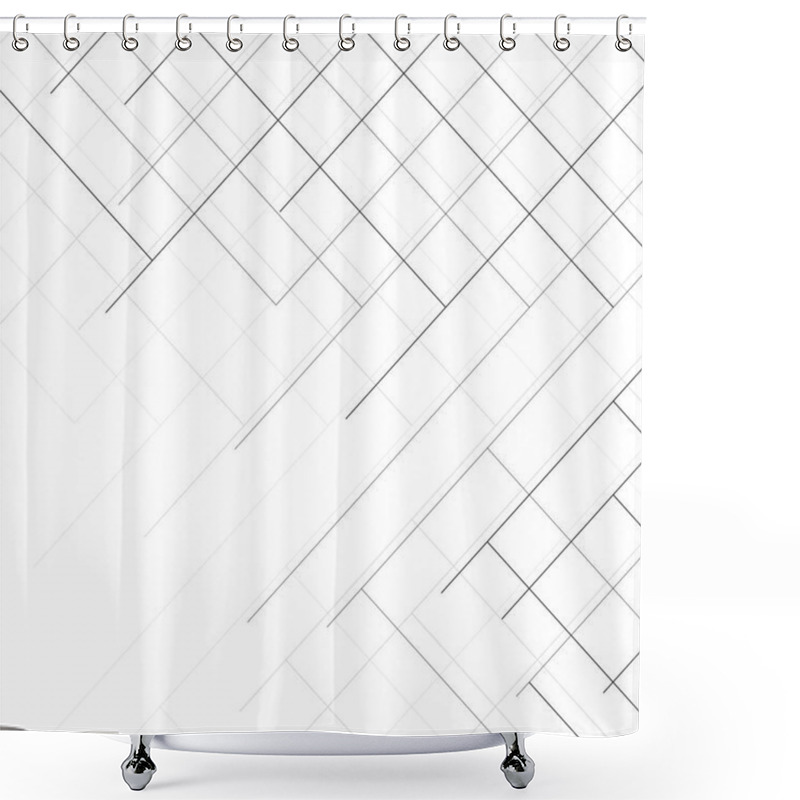 Personality  Abstract Background Of Lines With Transparency. Vector Shower Curtains