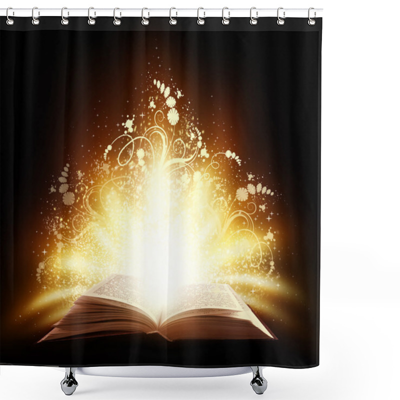 Personality  Magic Book Shower Curtains