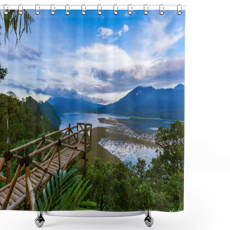 Personality  Lake Buyan - Bali Island Indonesia Shower Curtains