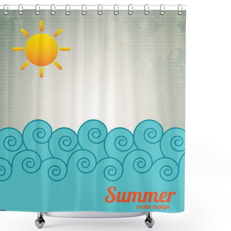 Personality  Sunny Day Shower Curtains