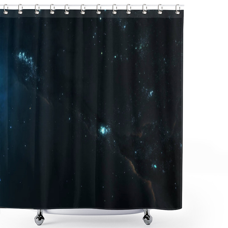 Personality  Deep Space Landscape, Nebula, Star Clusters. Science Fiction Art. Elements Of The Image Were Furnished By NASA Shower Curtains