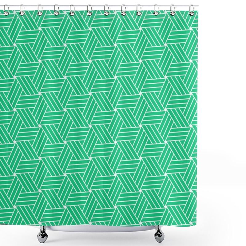 Personality  Geometric Ornamental Pattern Background. Shower Curtains