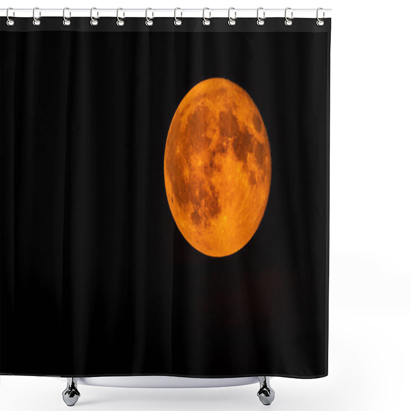 Personality  Blood Full Moon In The Night Sky Shower Curtains