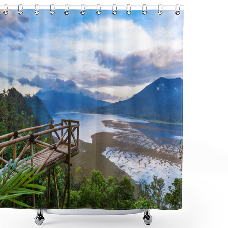 Personality  Lake Buyan - Bali Island Indonesia Shower Curtains