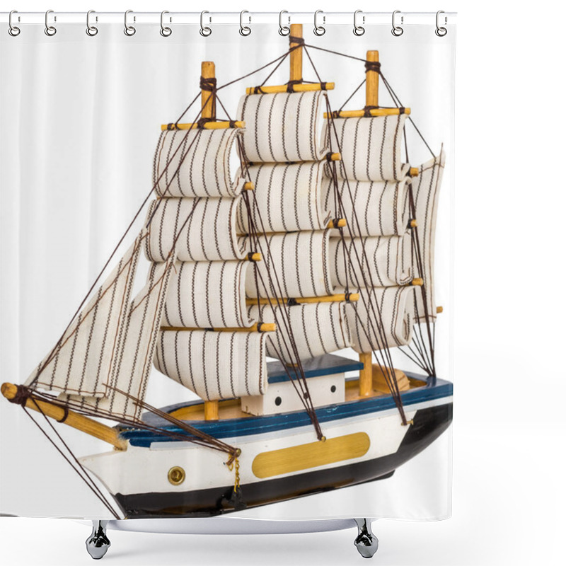 Personality  Sailing Boat Toy Shower Curtains