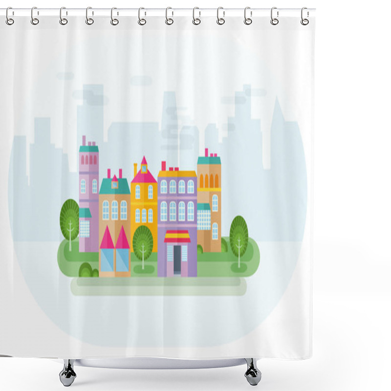 Personality  In Suburb Shower Curtains