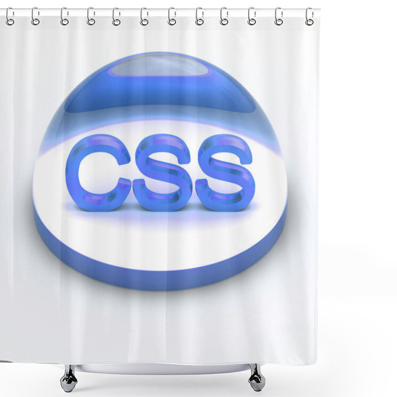 Personality  3D Style File Format Icon - CSS Shower Curtains