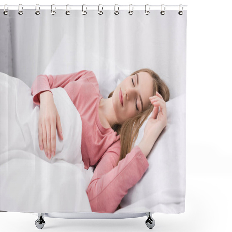 Personality  Sleep Shower Curtains